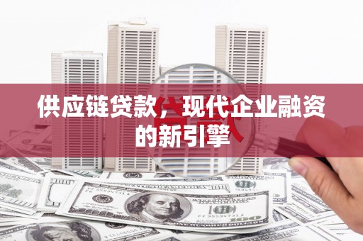 镇巴供应链贷款，现代企业融资的新引擎