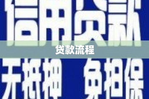镇巴贷款流程