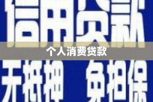 镇巴个人消费贷款