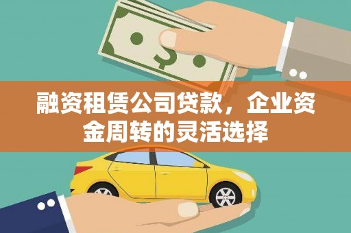 镇巴融资租赁公司贷款，企业资金周转的灵活选择