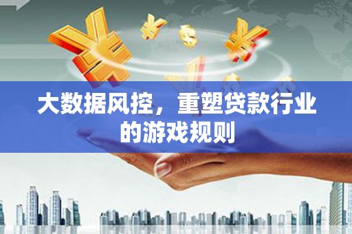 镇巴大数据风控，重塑贷款行业的游戏规则