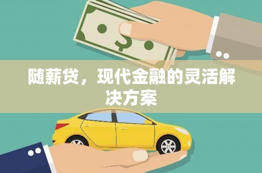 镇巴随薪贷，现代金融的灵活解决方案