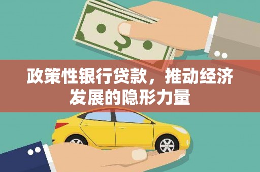 镇巴政策性银行贷款，推动经济发展的隐形力量