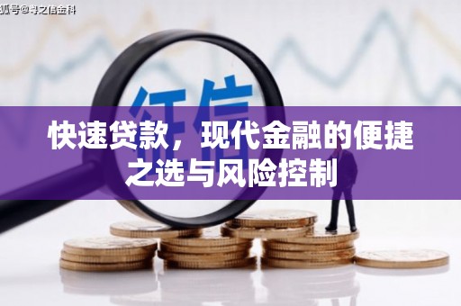 镇巴快速贷款，现代金融的便捷之选与风险控制