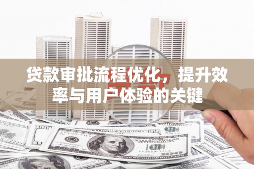 镇巴贷款审批流程优化，提升效率与用户体验的关键
