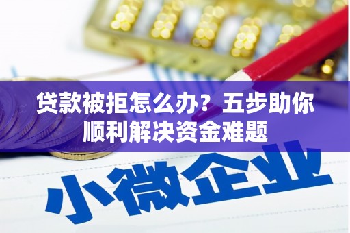 镇巴贷款被拒怎么办？五步助你顺利解决资金难题