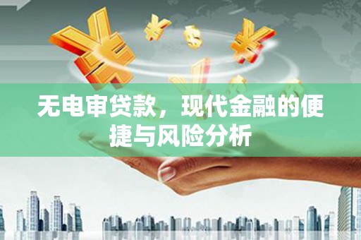 镇巴无电审贷款，现代金融的便捷与风险分析