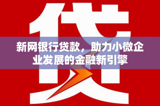 镇巴新网银行贷款，助力小微企业发展的金融新引擎