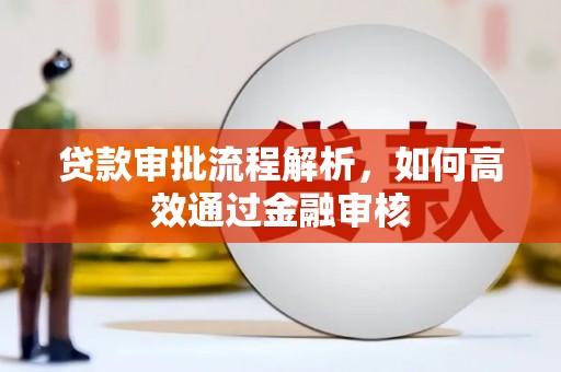 镇巴贷款审批流程解析，如何高效通过金融审核