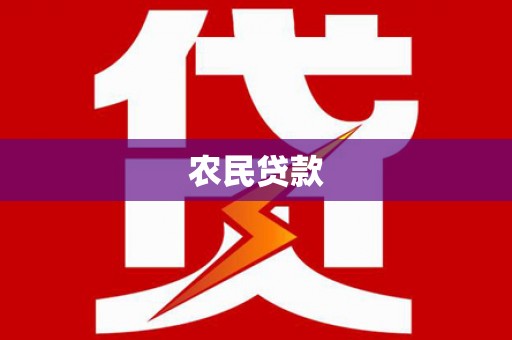 镇巴农民贷款