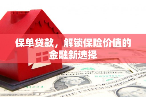 镇巴保单贷款，解锁保险价值的金融新选择