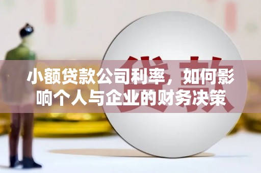 镇巴小额贷款公司利率，如何影响个人与企业的财务决策