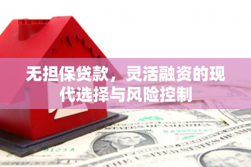 镇巴无担保贷款，灵活融资的现代选择与风险控制