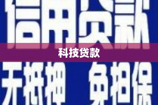 镇巴科技贷款