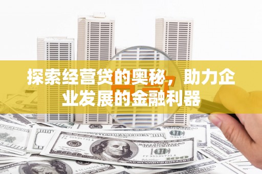 镇巴探索经营贷的奥秘，助力企业发展的金融利器