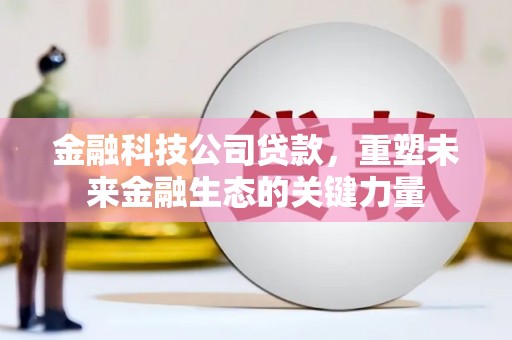 镇巴金融科技公司贷款，重塑未来金融生态的关键力量