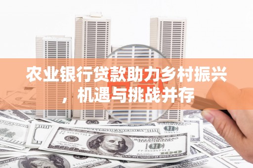 镇巴农业银行贷款助力乡村振兴，机遇与挑战并存