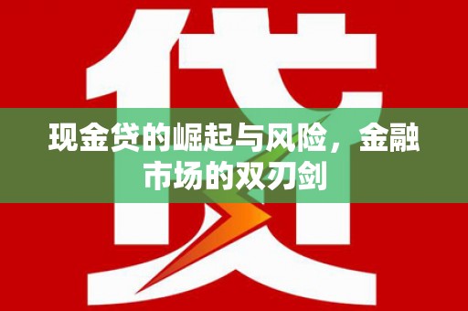 镇巴现金贷的崛起与风险，金融市场的双刃剑