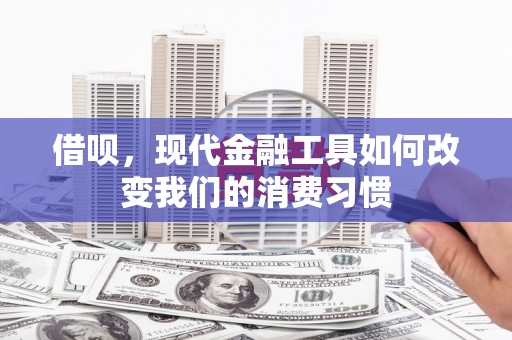 镇巴借呗，现代金融工具如何改变我们的消费习惯