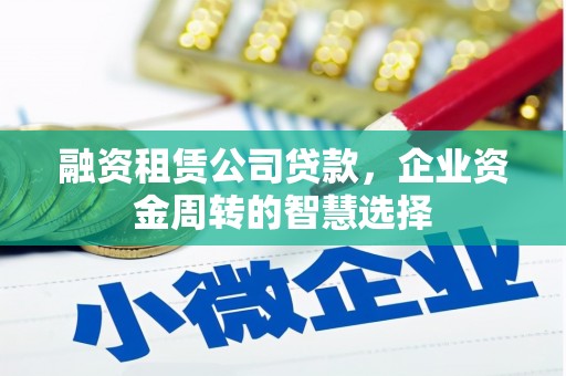 镇巴融资租赁公司贷款，企业资金周转的智慧选择