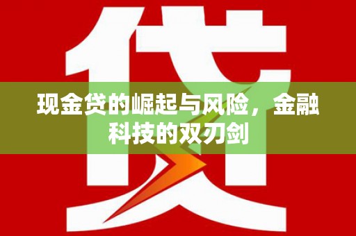 镇巴现金贷的崛起与风险，金融科技的双刃剑