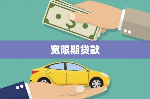 镇巴宽限期贷款