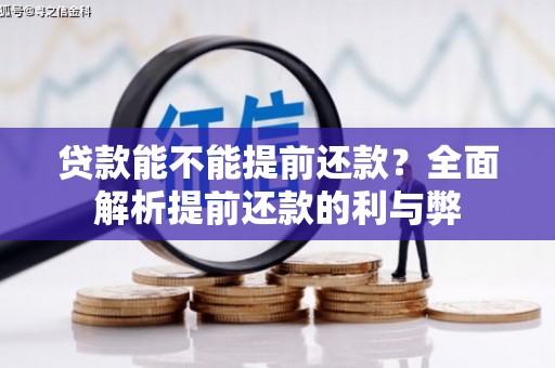 镇巴贷款能不能提前还款？全面解析提前还款的利与弊