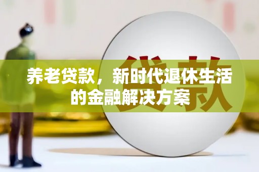 镇巴养老贷款，新时代退休生活的金融解决方案