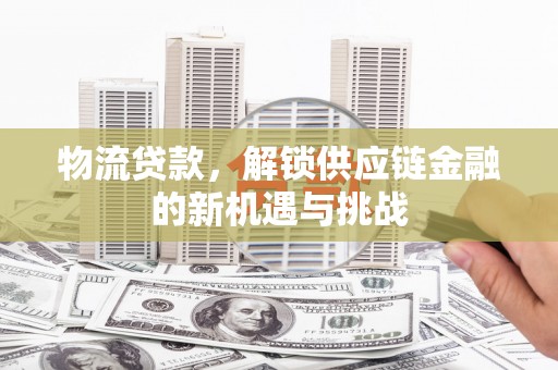 镇巴物流贷款，解锁供应链金融的新机遇与挑战