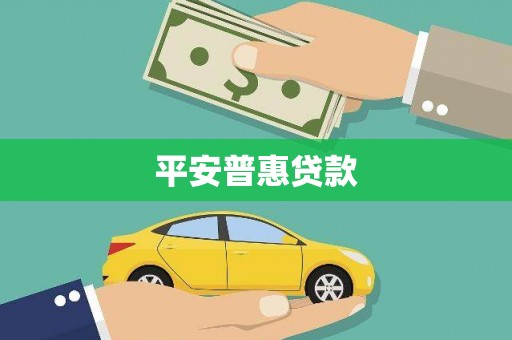 镇巴平安普惠贷款
