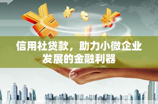 镇巴信用社贷款，助力小微企业发展的金融利器