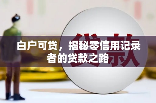 镇巴白户可贷，揭秘零信用记录者的贷款之路