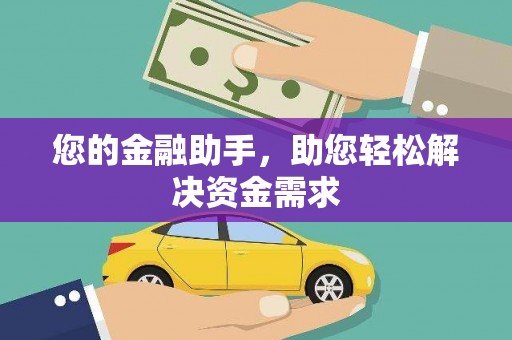 镇巴您的金融助手，助您轻松解决资金需求