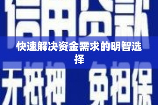 镇巴快速解决资金需求的明智选择
