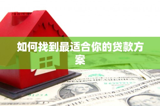 镇巴如何找到最适合你的贷款方案