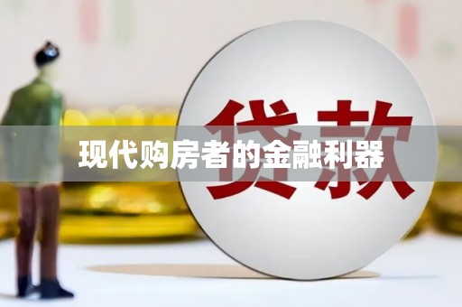 镇巴现代购房者的金融利器