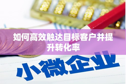 镇巴如何高效触达目标客户并提升转化率